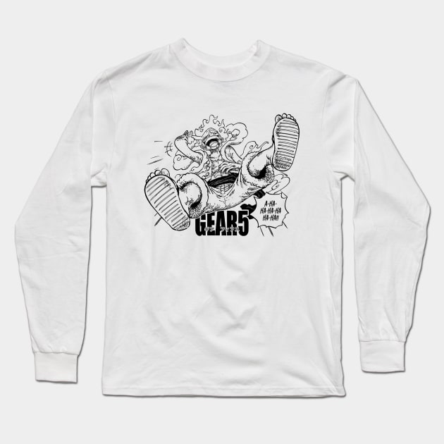 Luffy - Nika - Gear 5 Long Sleeve T-Shirt by VanHand